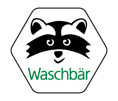 Waschbär logo