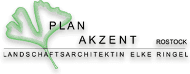 PLAN AKZENT Rostock Landschaftsarchitektin Elke Ringel logo