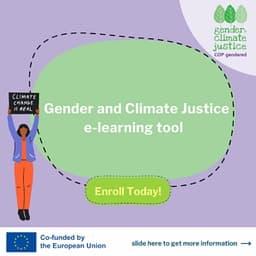 Women for Climate Justice logo