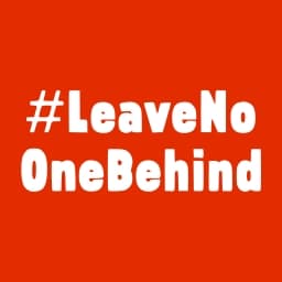 #LeaveNoOneBehind logo