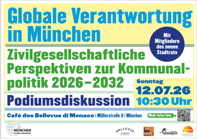 Globale Verantwortung in München – Zivilgesellschaftliche Perspektiven zur Kommunalpolitik 2026–2032